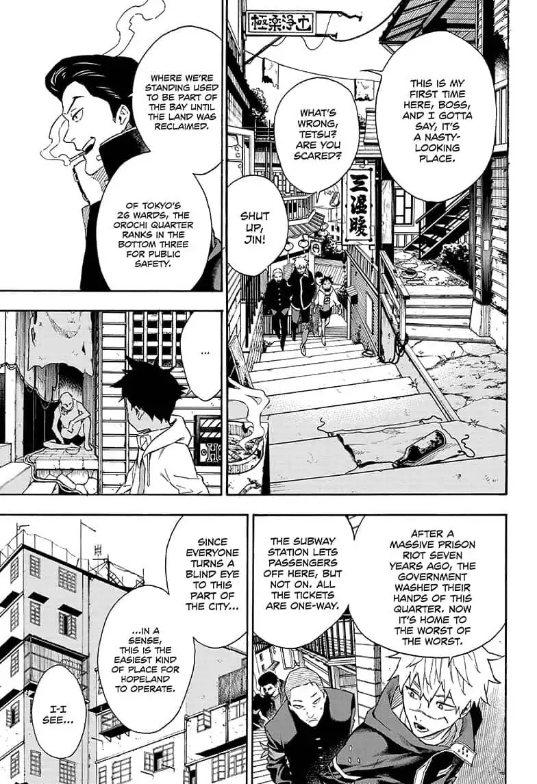 Tokyo Shinobi Squad Chapter 14 page 3 - Chapter 14: The Hopeland Residence