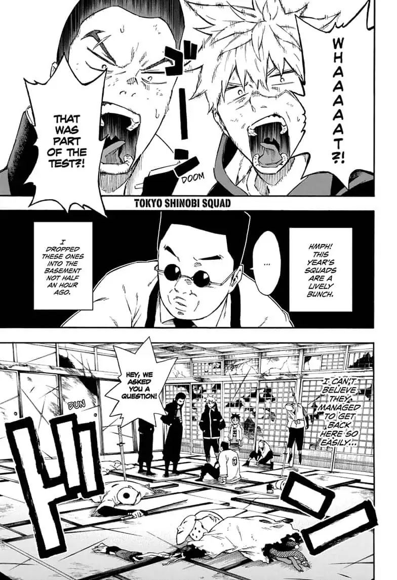 Tokyo Shinobi Squad Chapter 15 page 1 - Chapter 15: Shinobi vs. Cyborg