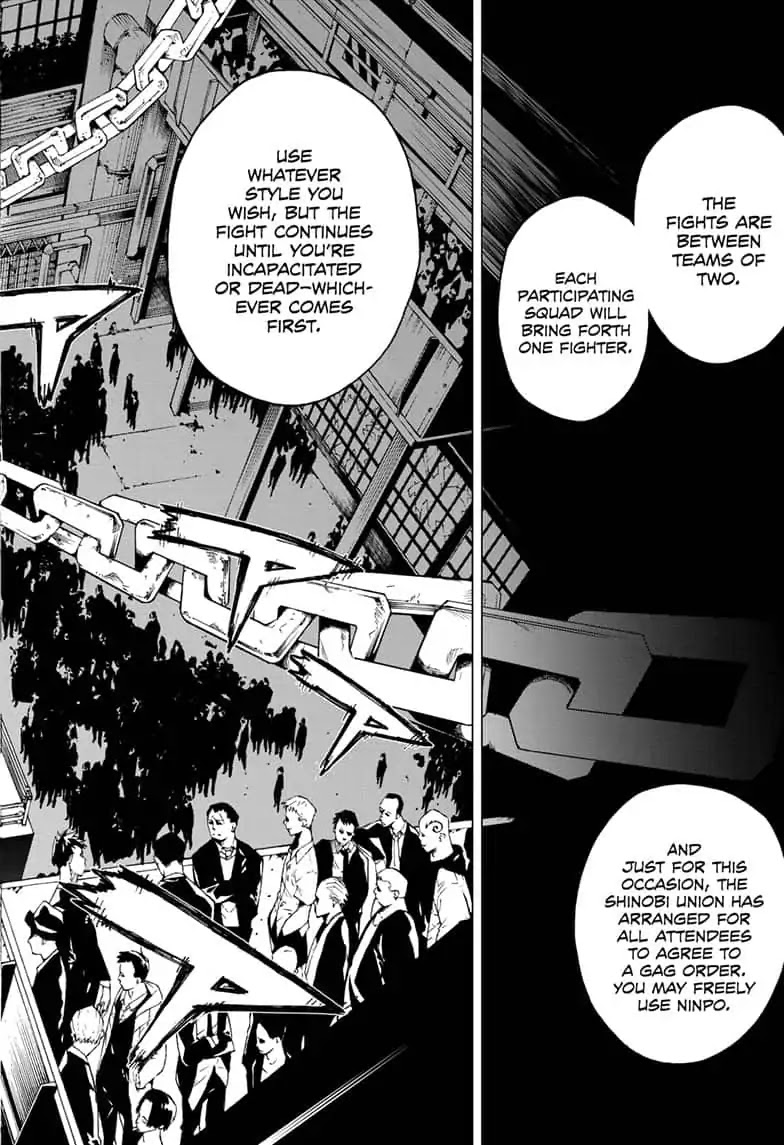 Tokyo Shinobi Squad Chapter 15 page 10 - Chapter 15: Shinobi vs. Cyborg