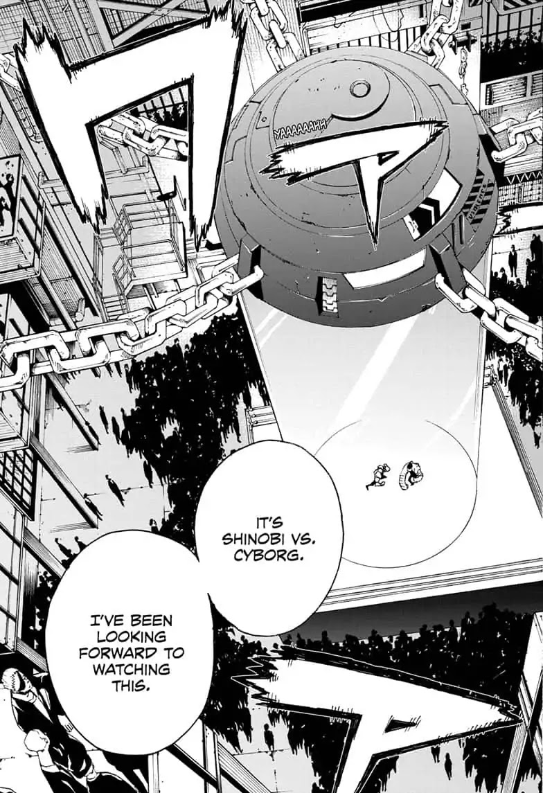 Tokyo Shinobi Squad Chapter 15 page 11 - Chapter 15: Shinobi vs. Cyborg