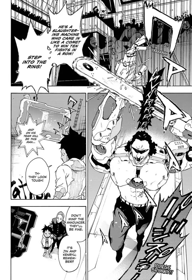 Tokyo Shinobi Squad Chapter 15 page 14 - Chapter 15: Shinobi vs. Cyborg