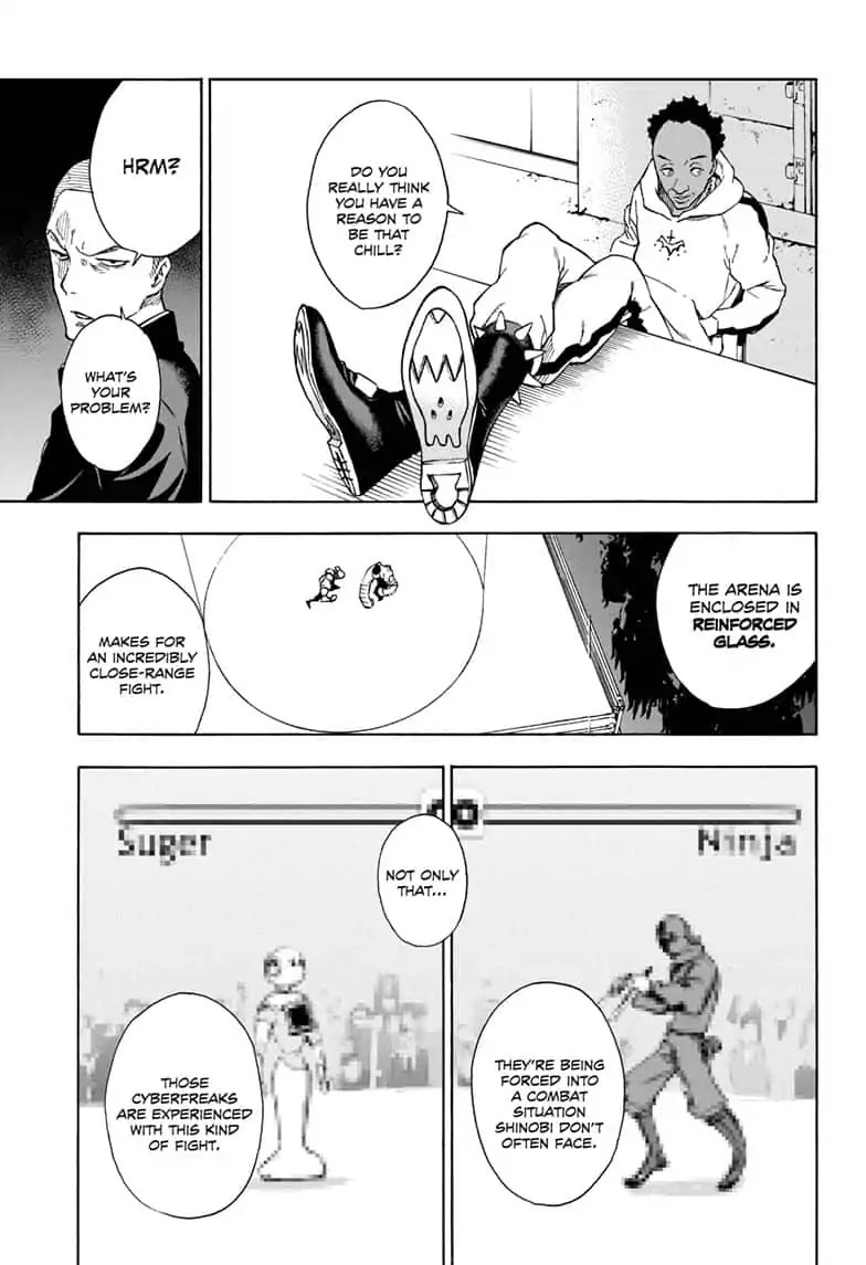 Tokyo Shinobi Squad Chapter 15 page 15 - Chapter 15: Shinobi vs. Cyborg