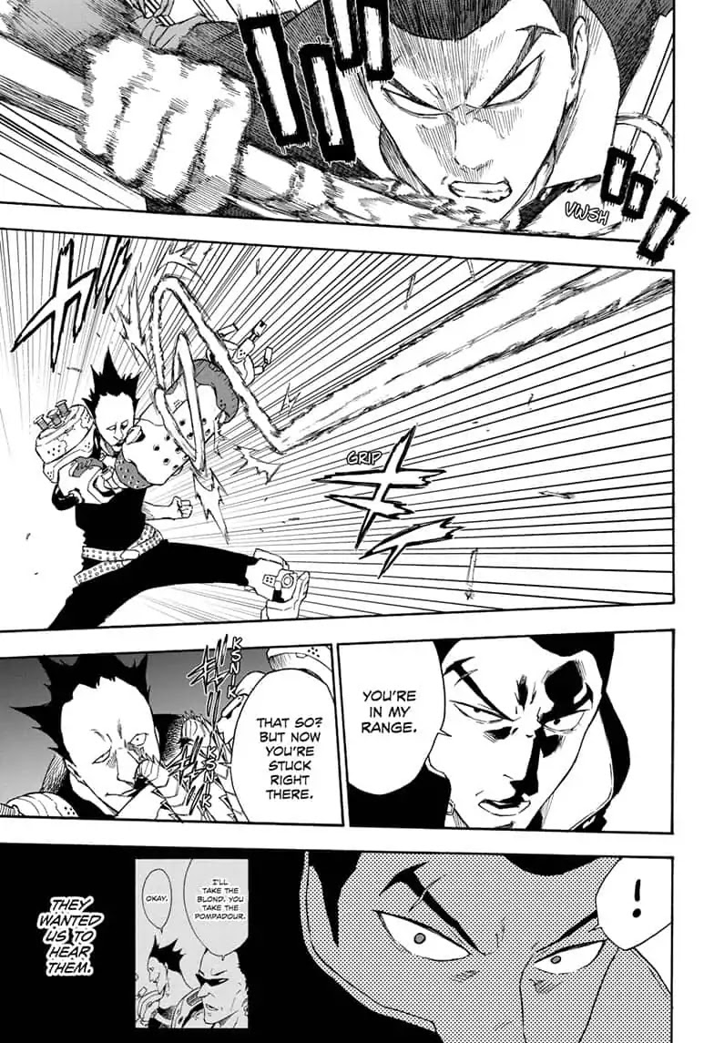 Tokyo Shinobi Squad Chapter 15 page 17 - Chapter 15: Shinobi vs. Cyborg