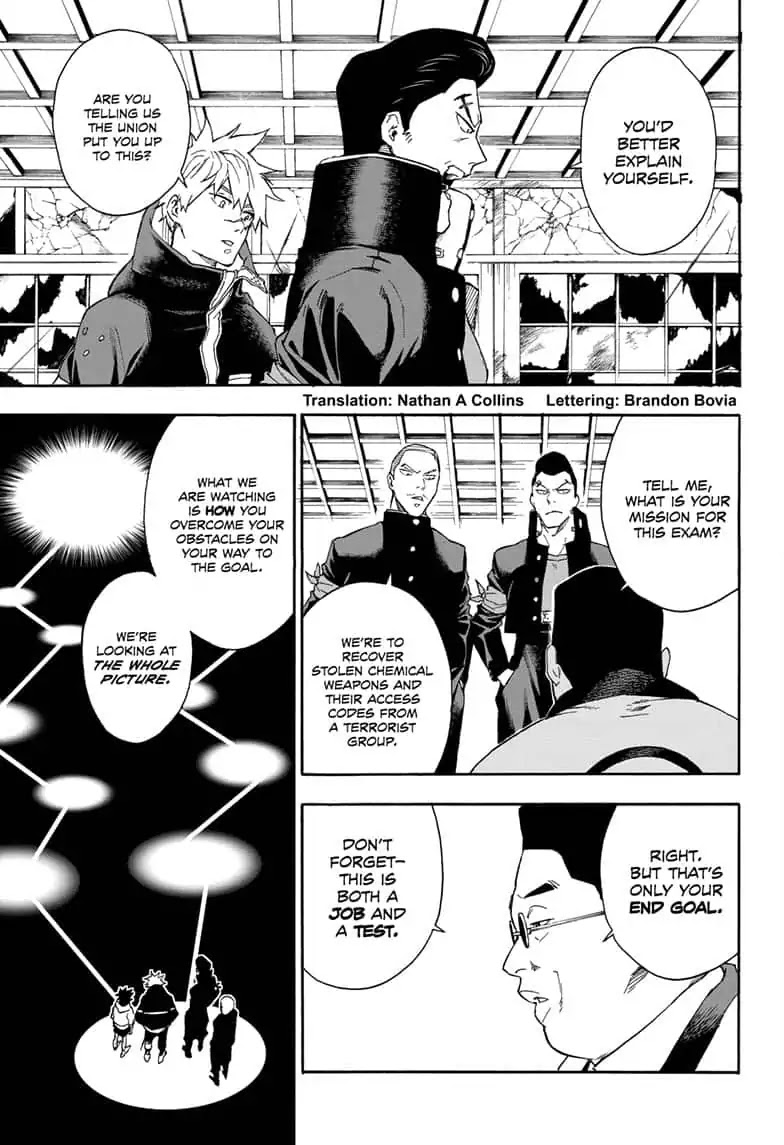 Tokyo Shinobi Squad Chapter 15 page 3 - Chapter 15: Shinobi vs. Cyborg