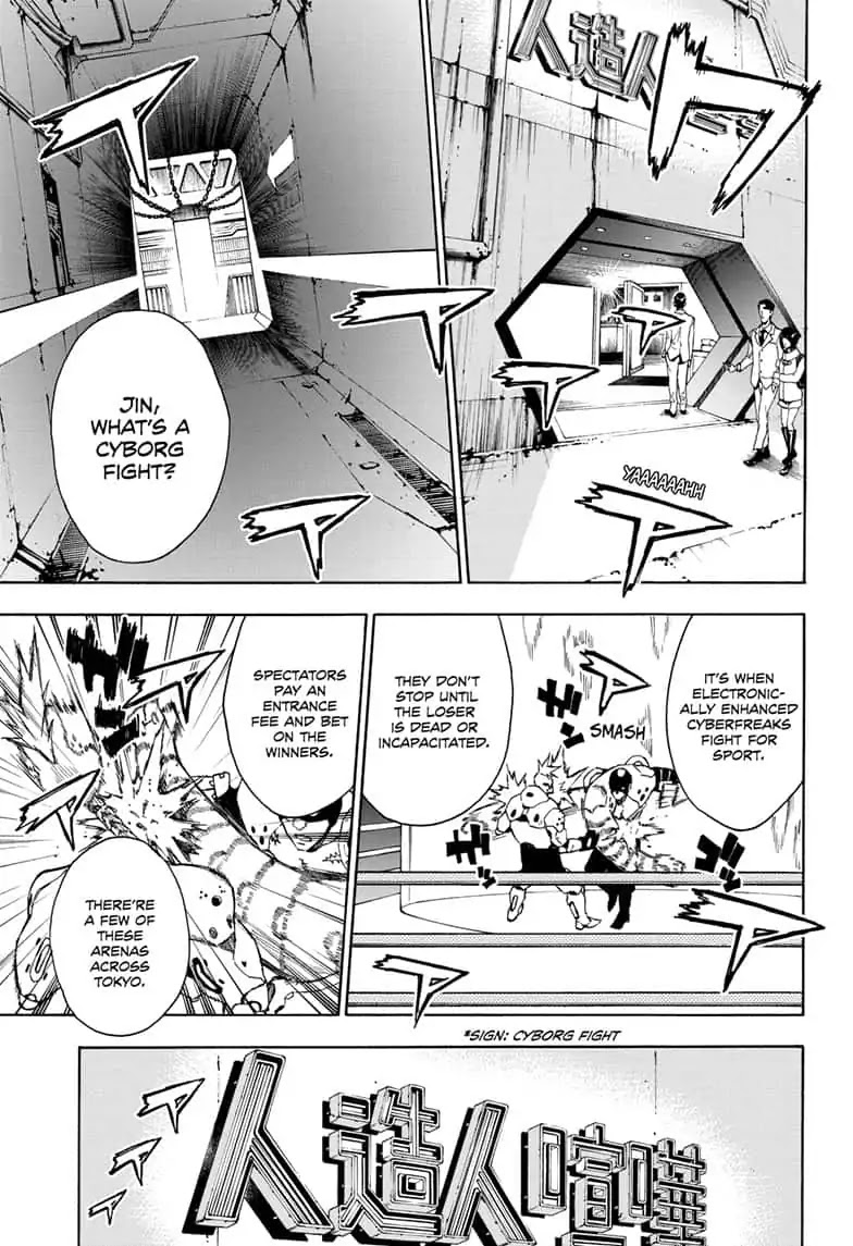 Tokyo Shinobi Squad Chapter 15 page 5 - Chapter 15: Shinobi vs. Cyborg