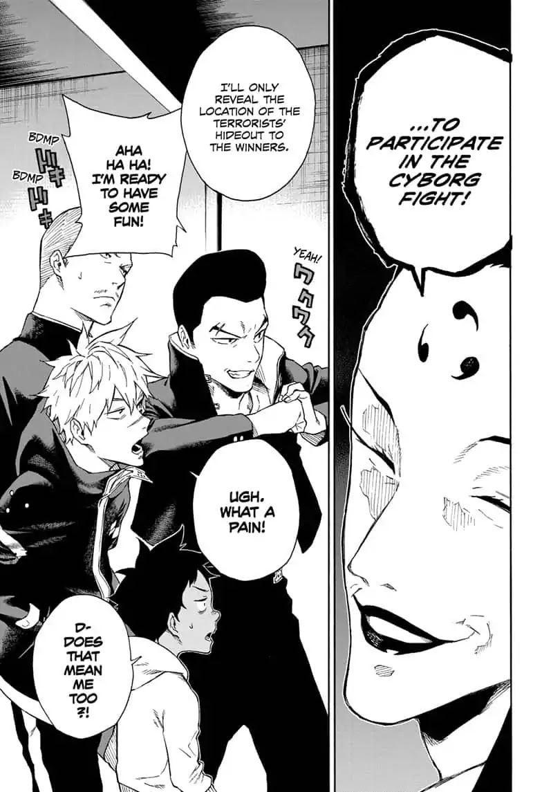 Tokyo Shinobi Squad Chapter 15 page 9 - Chapter 15: Shinobi vs. Cyborg
