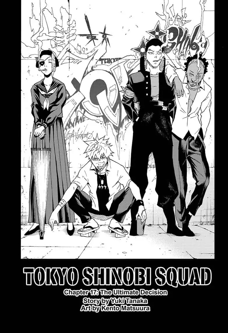 Tokyo Shinobi Squad Chapter 17 page 1 - Chapter 17: The Ultimate Decision