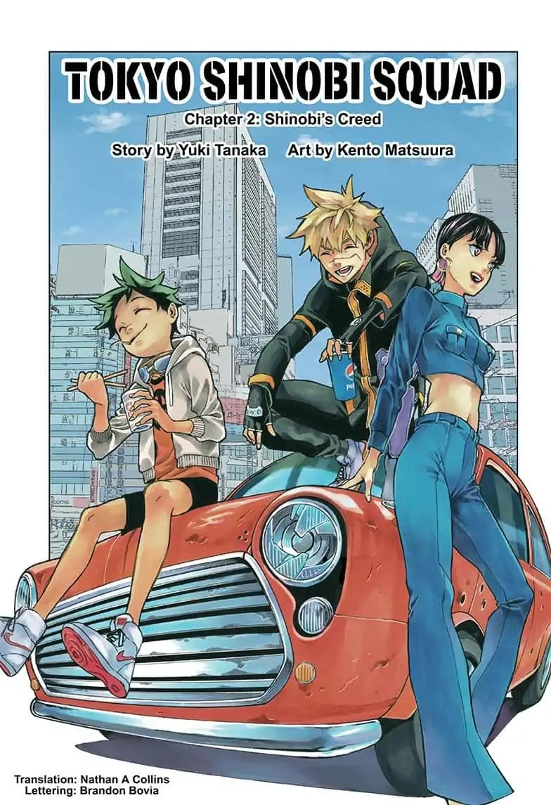 Tokyo Shinobi Squad Chapter 2 page 1 - Chapter 2: Shinobi's Creed