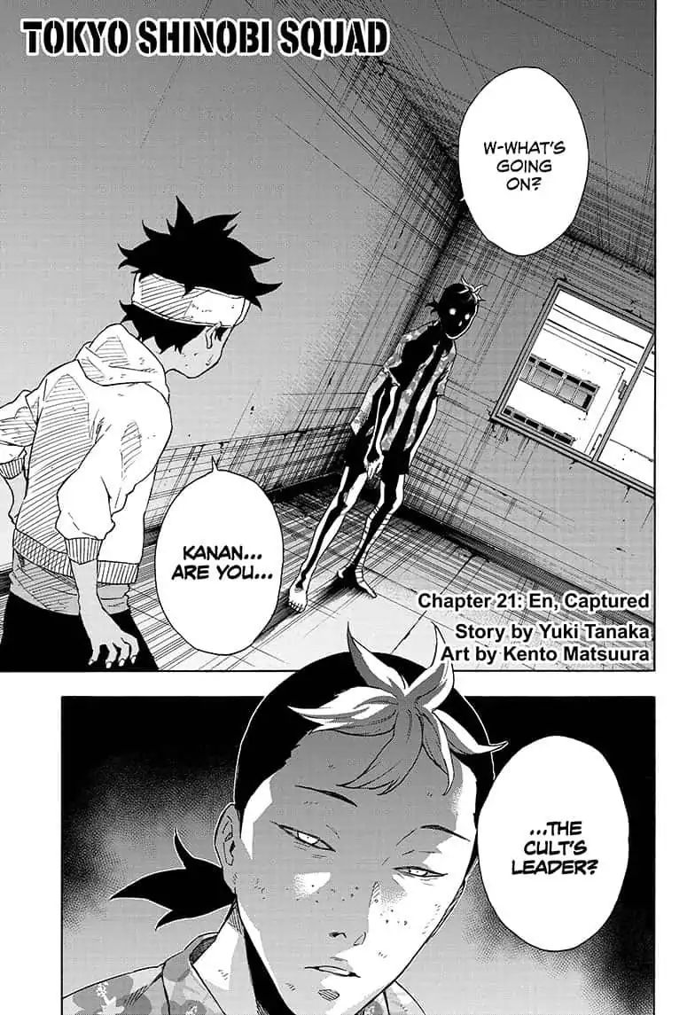 Tokyo Shinobi Squad Chapter 21 page 1 - Chapter 21: En, Captured