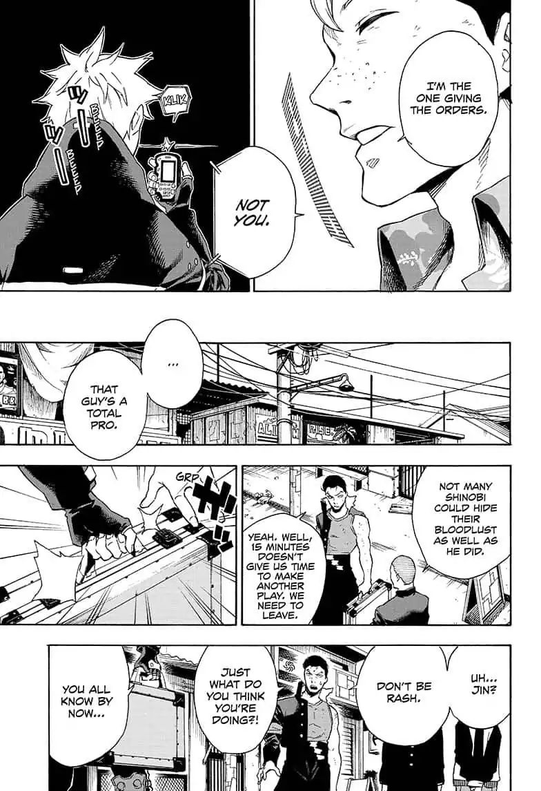 Tokyo Shinobi Squad Chapter 21 page 7 - Chapter 21: En, Captured