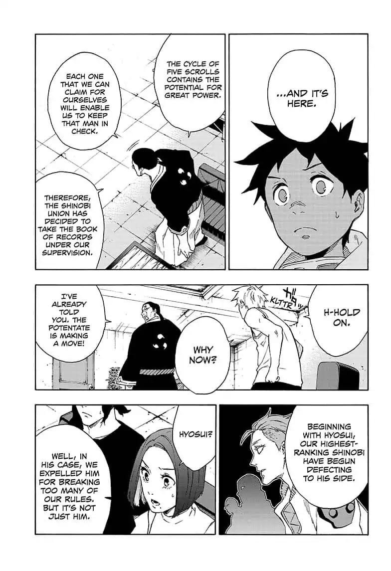 Tokyo Shinobi Squad Chapter 25 page 11 - Chapter 25: Shimon Kurohabaki
