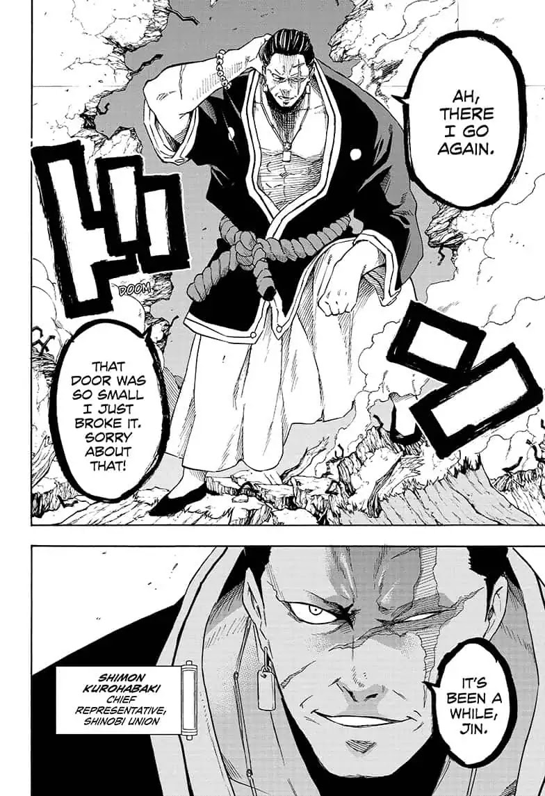 Tokyo Shinobi Squad Chapter 25 page 4 - Chapter 25: Shimon Kurohabaki