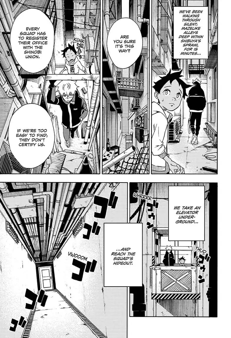 Tokyo Shinobi Squad Chapter 3 page 3 - Chapter 3: Taiga Shimizu