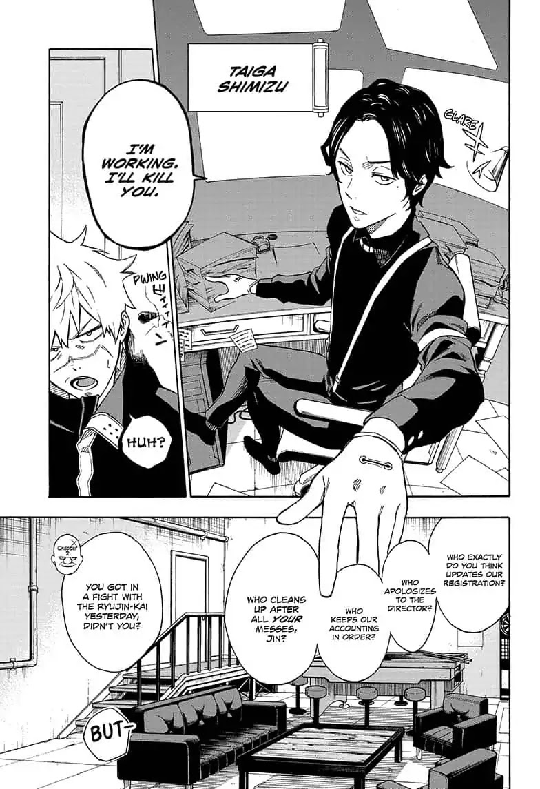 Tokyo Shinobi Squad Chapter 3 page 5 - Chapter 3: Taiga Shimizu
