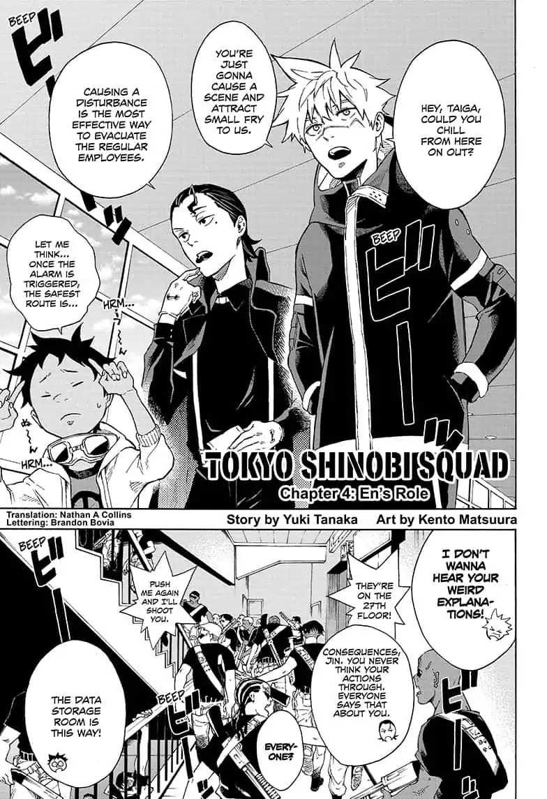 Tokyo Shinobi Squad Chapter 4 page 1 - Chapter 4: En's Role