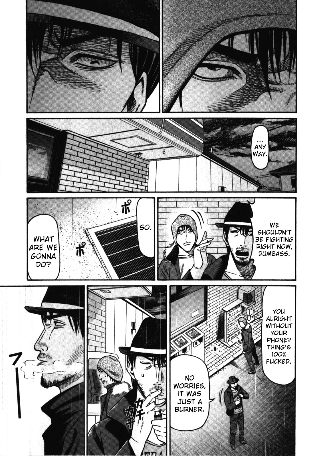 Tokyo Yamimushi Chapter 24 page 10 - Chapter 24: Fuckin' shit.