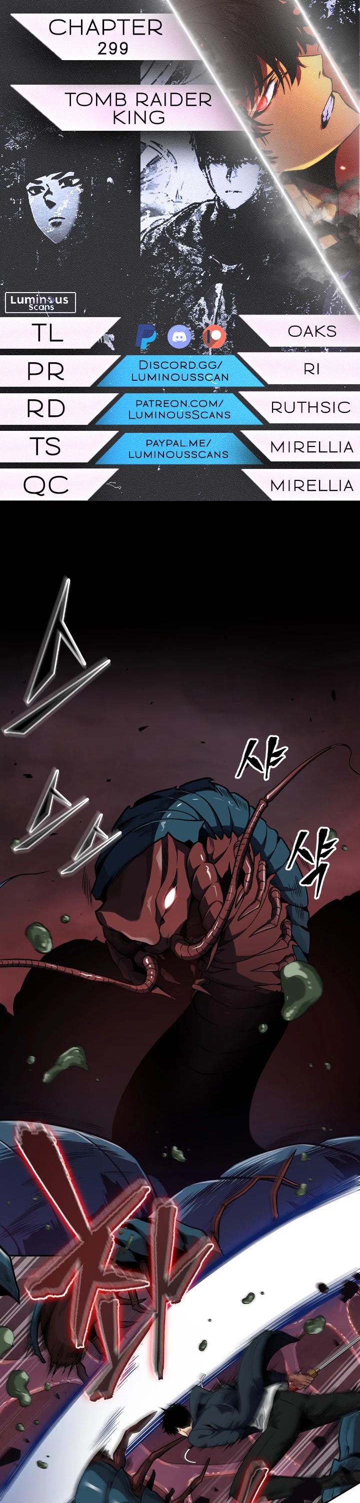 Tomb Raider King Chapter 299 page 1 - Chapter 299
