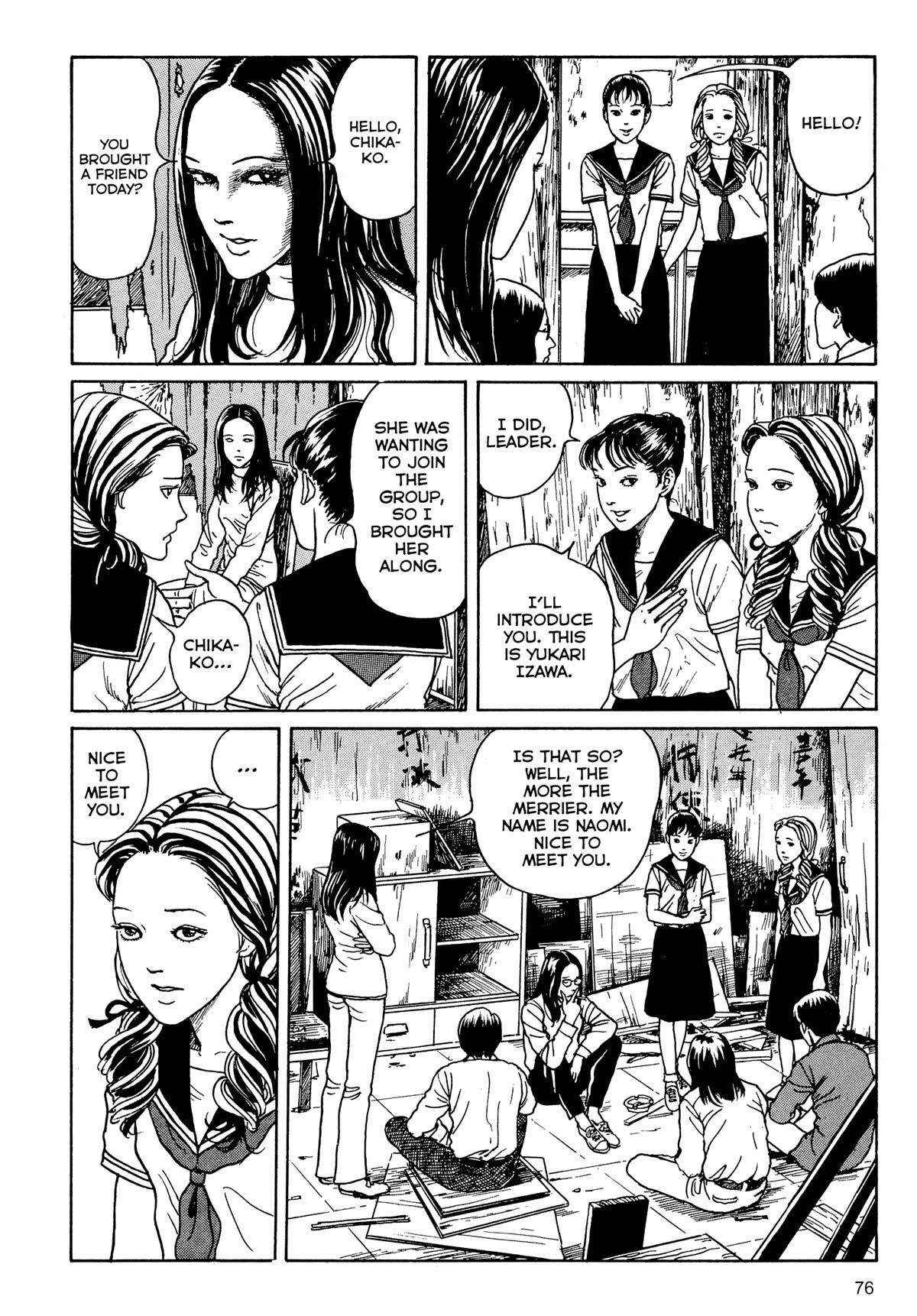 Tombs: Junji Ito Story Collection Chapter 2 page 14 - Chapter 2: Club House