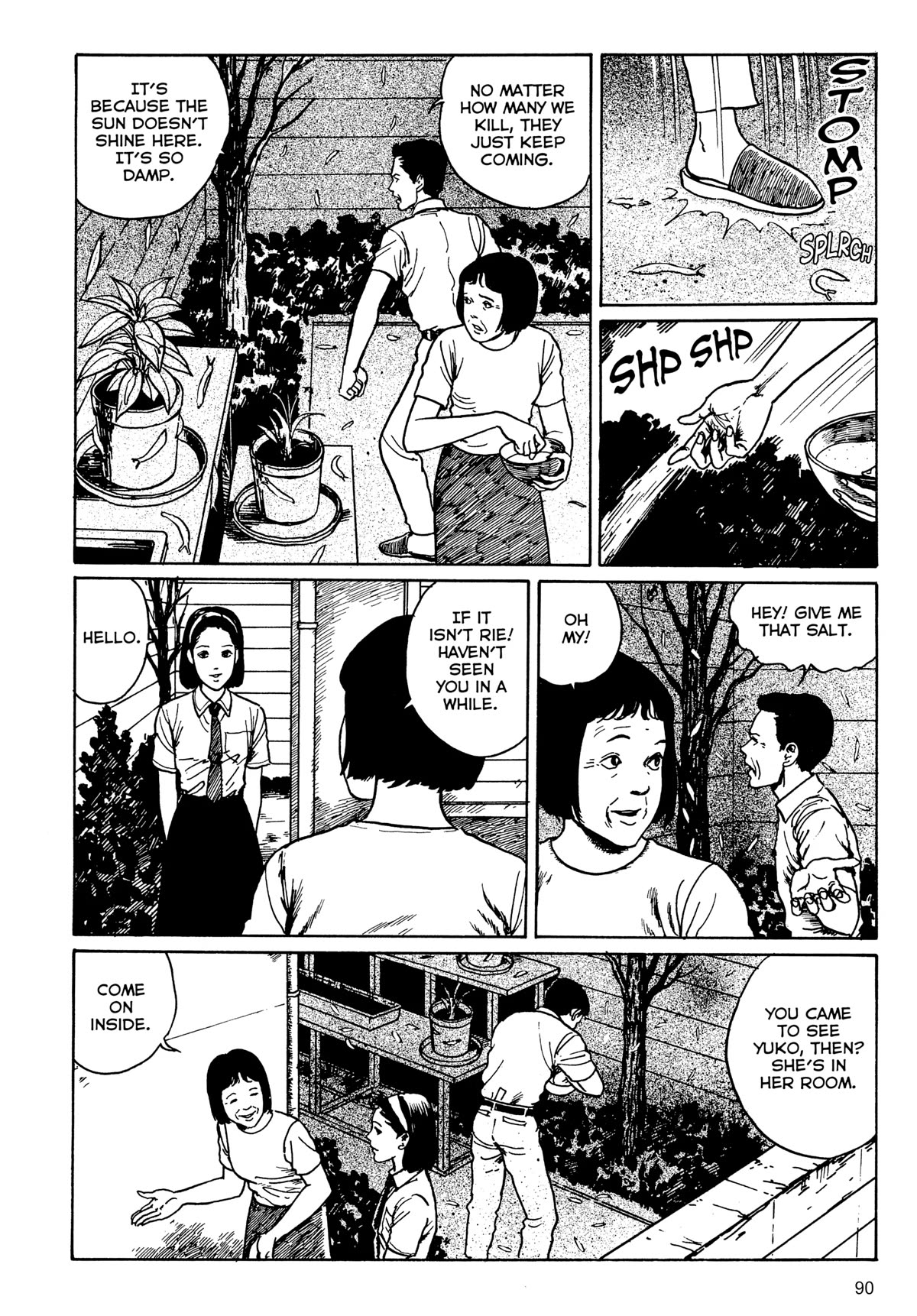 Tombs: Junji Ito Story Collection Chapter 3 page 4 - Chapter 3: Slug Girl