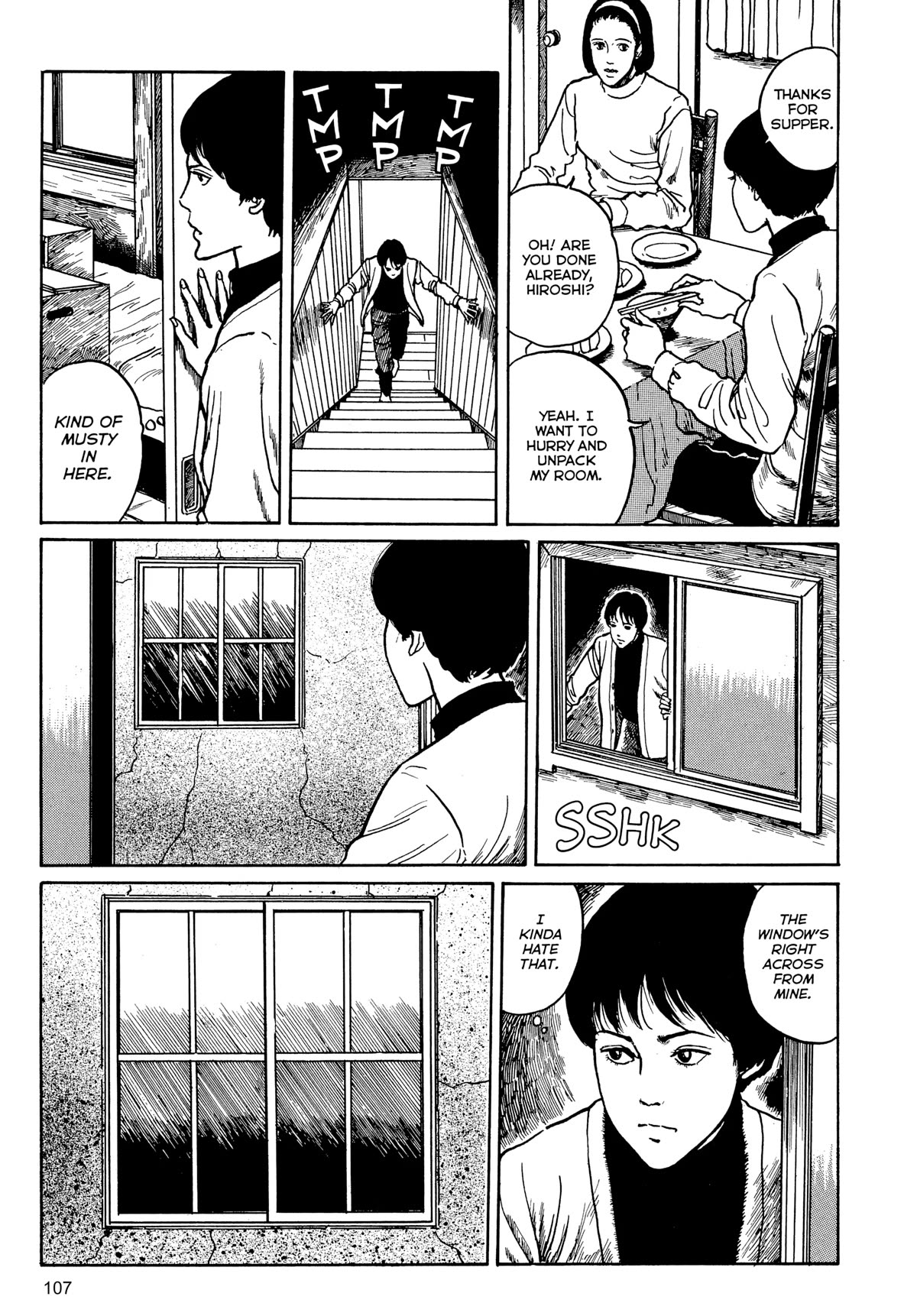 Tombs: Junji Ito Story Collection Chapter 4 page 5 - Chapter 4: The Window Next Door