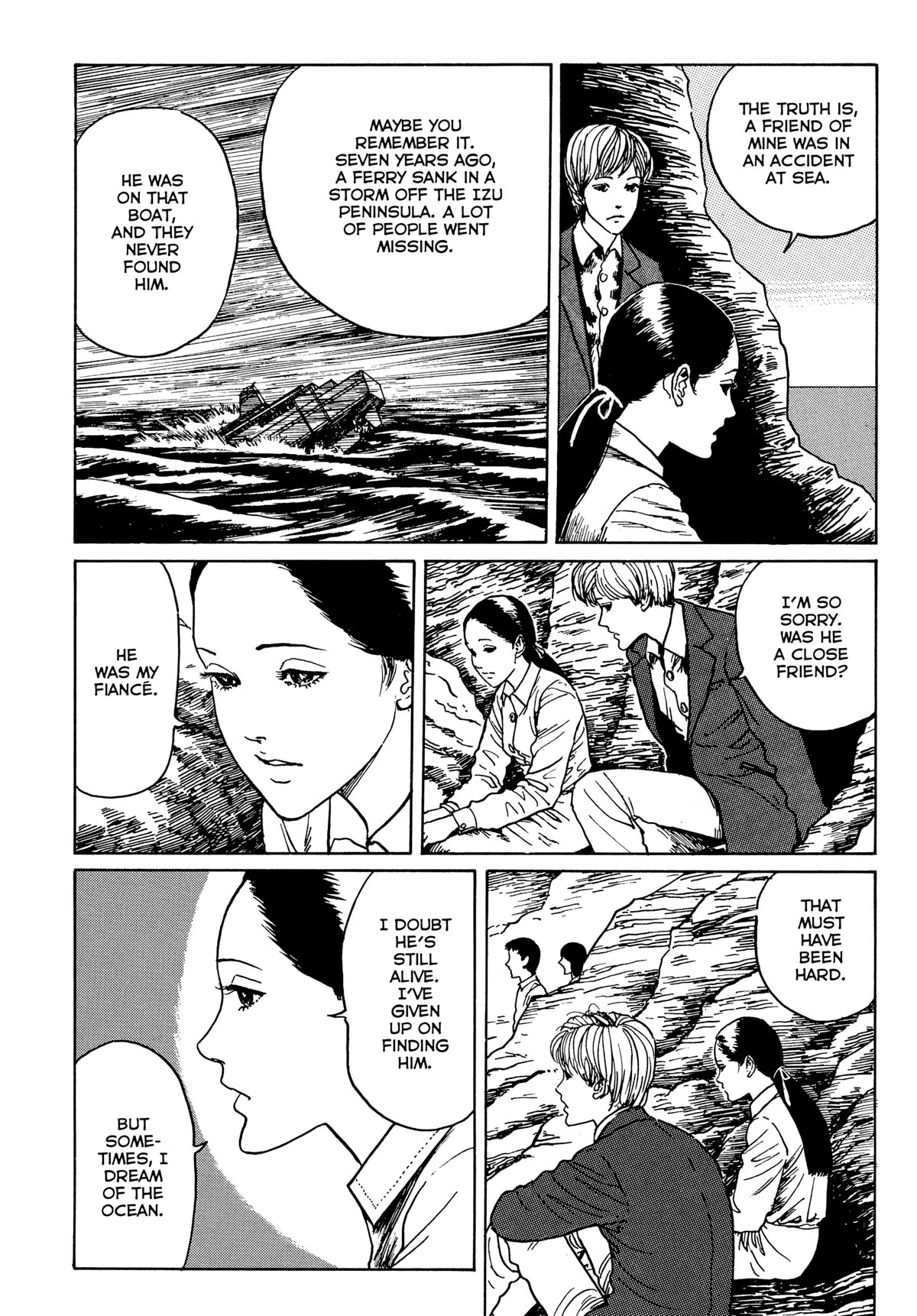 Tombs: Junji Ito Story Collection Chapter 5 page 12 - Chapter 5: Washed Ashore
