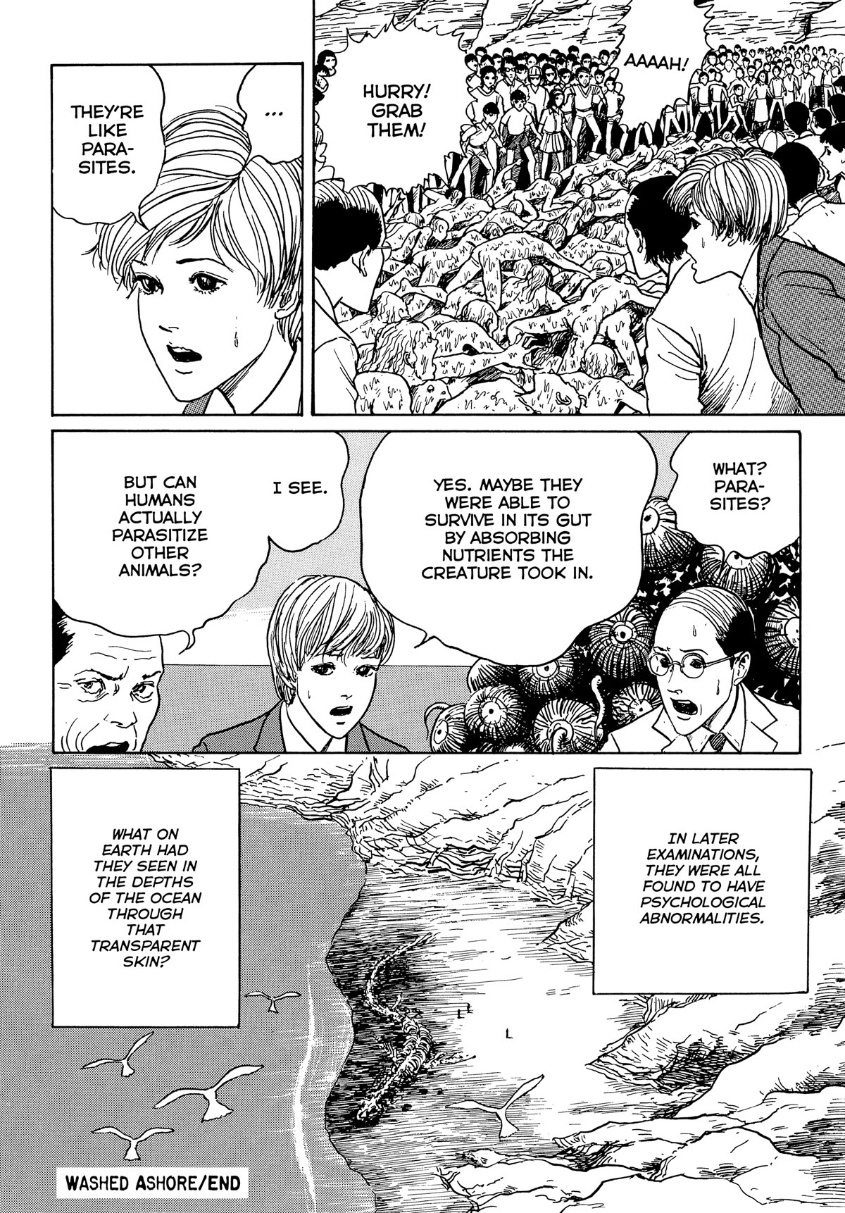Tombs: Junji Ito Story Collection Chapter 5 page 24 - Chapter 5: Washed Ashore