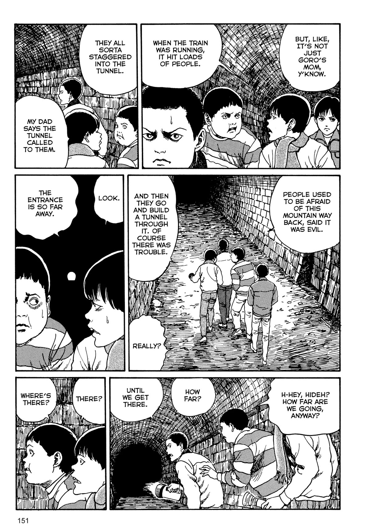 Tombs: Junji Ito Story Collection Chapter 6 page 9 - Chapter 6: The Strange Tall Of The Tunnel