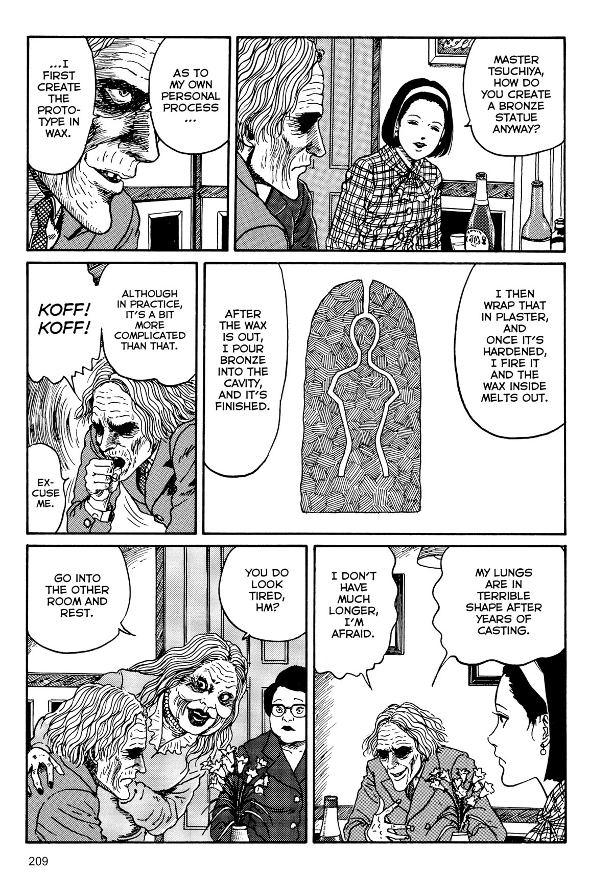 Tombs: Junji Ito Story Collection Chapter 7 page 17 - Chapter 7: Bronze Statue