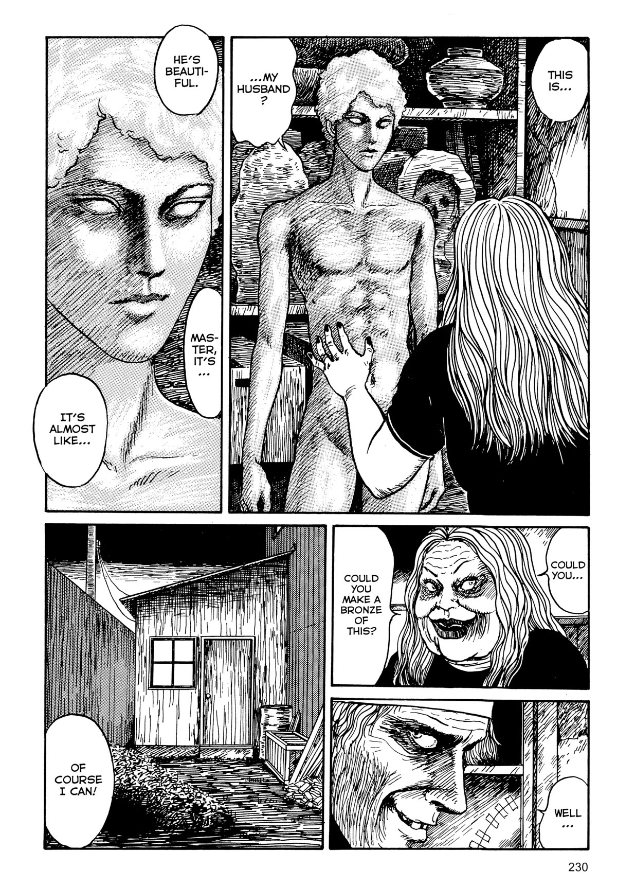 Tombs: Junji Ito Story Collection Chapter 7 page 38 - Chapter 7: Bronze Statue
