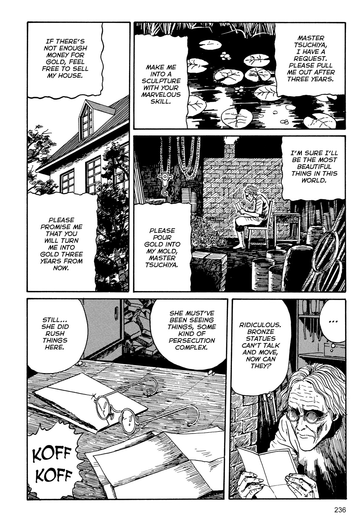 Tombs: Junji Ito Story Collection Chapter 7 page 44 - Chapter 7: Bronze Statue