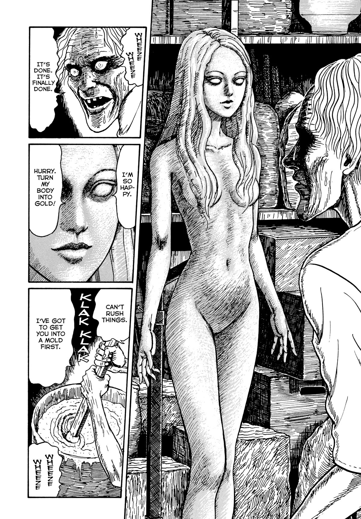 Tombs: Junji Ito Story Collection Chapter 7 page 48 - Chapter 7: Bronze Statue