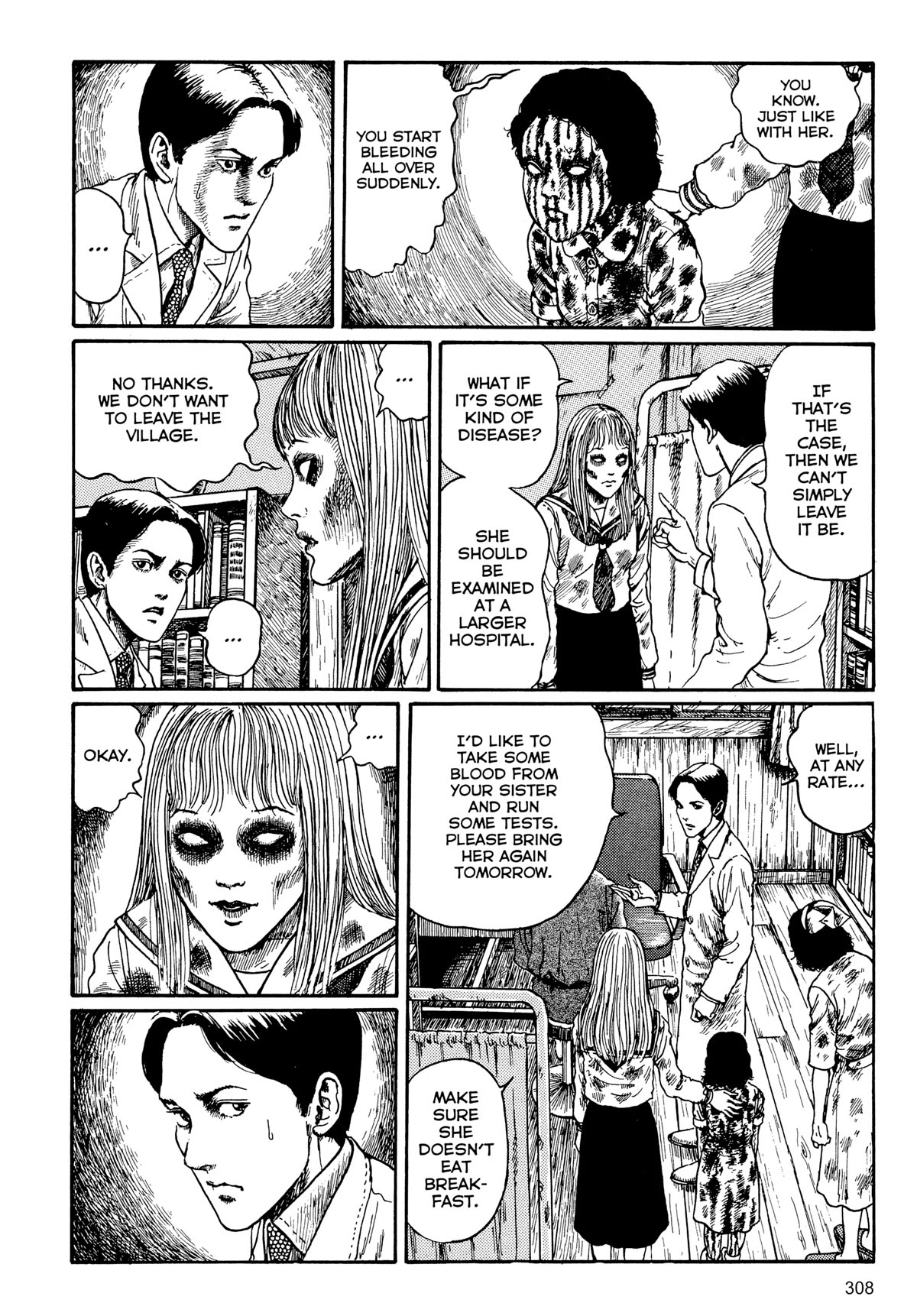 Tombs: Junji Ito Story Collection Chapter 9 page 16 - Chapter 9: The Bloody Story Of Shirasuna [END]