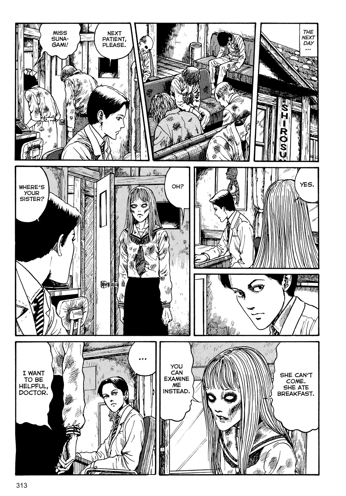Tombs: Junji Ito Story Collection Chapter 9 page 21 - Chapter 9: The Bloody Story Of Shirasuna [END]