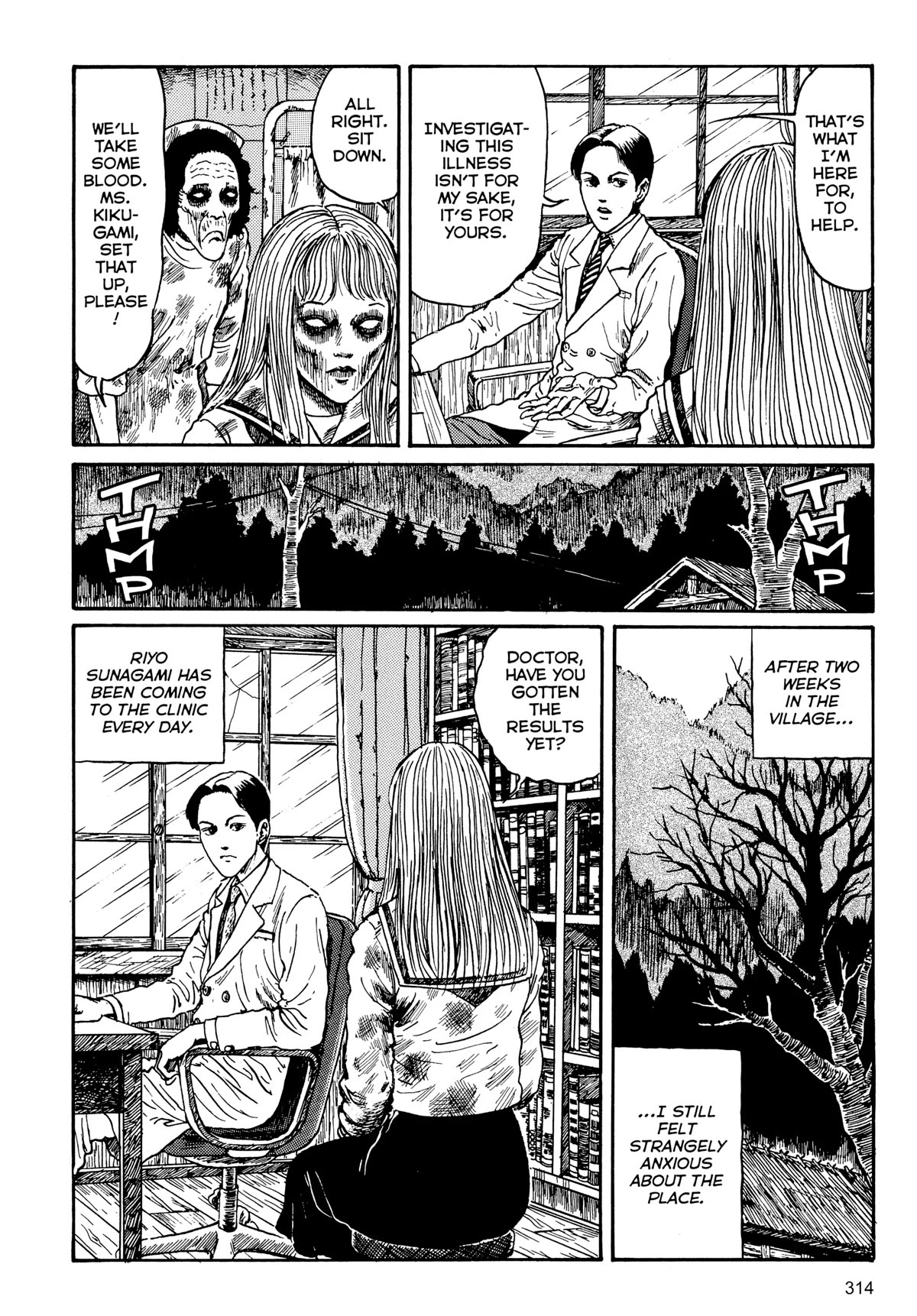 Tombs: Junji Ito Story Collection Chapter 9 page 22 - Chapter 9: The Bloody Story Of Shirasuna [END]