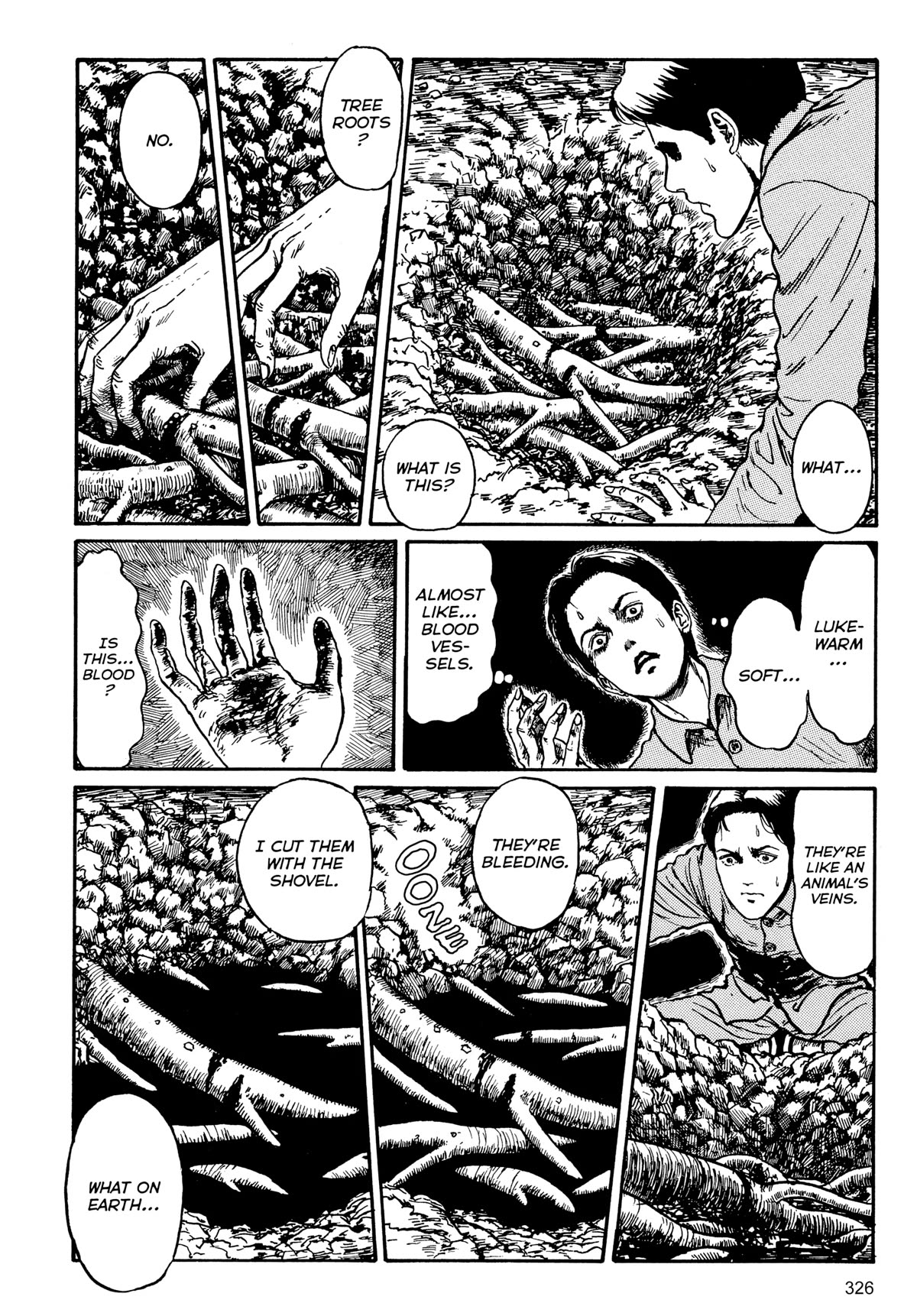Tombs: Junji Ito Story Collection Chapter 9 page 34 - Chapter 9: The Bloody Story Of Shirasuna [END]