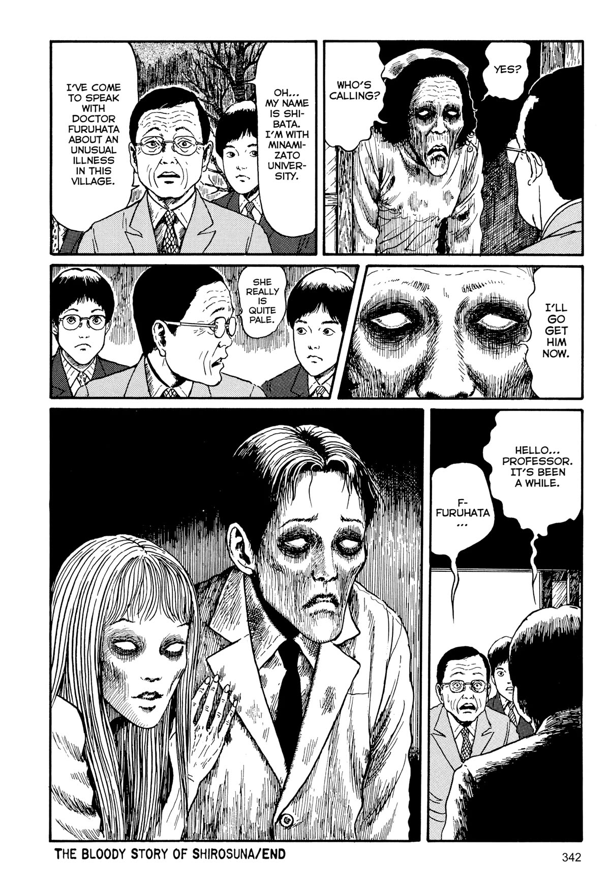 Tombs: Junji Ito Story Collection Chapter 9 page 50 - Chapter 9: The Bloody Story Of Shirasuna [END]