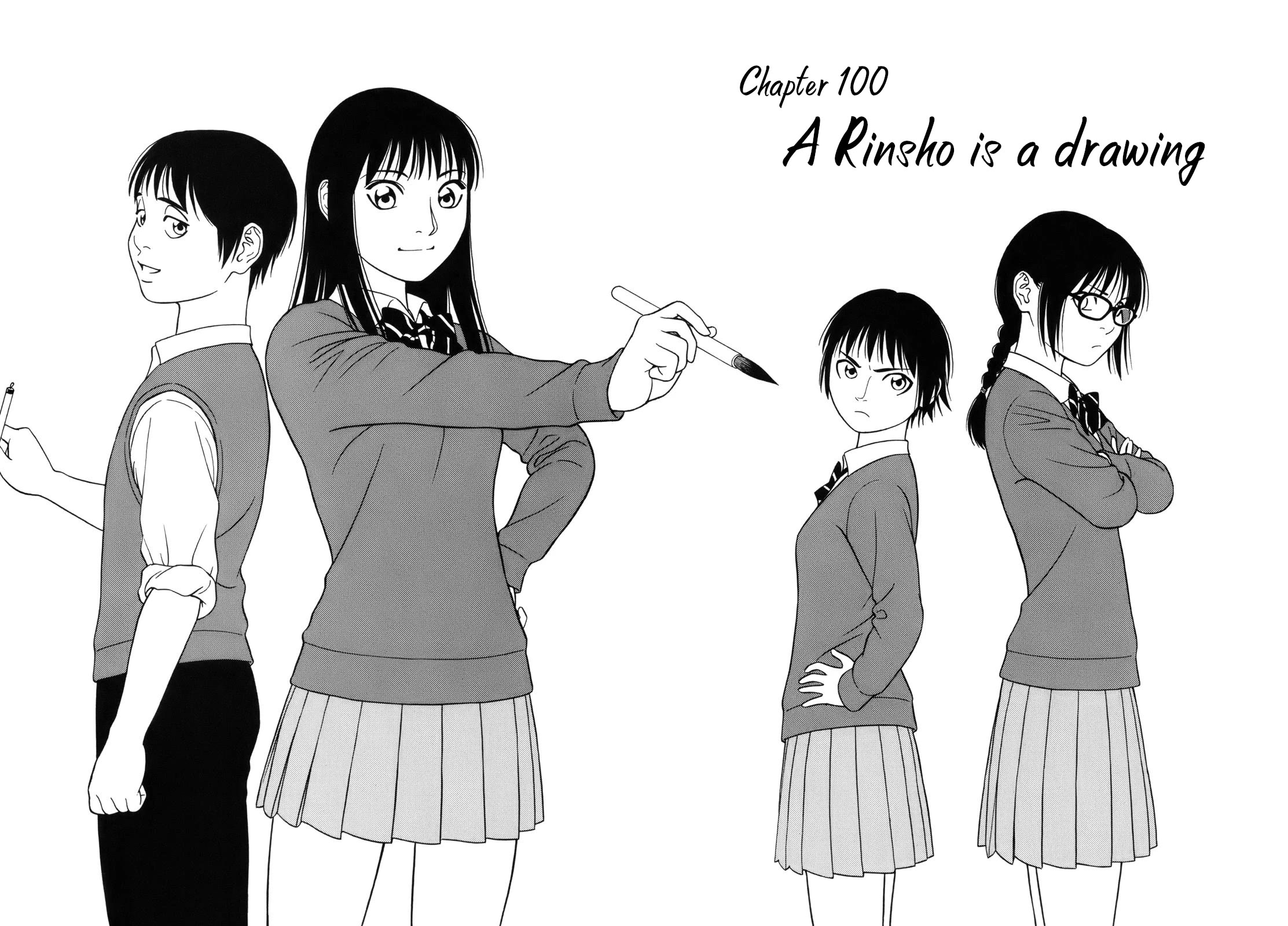 Tomehane! Chapter 100 page 2 - Chapter 100: A Rinsho is a drawing