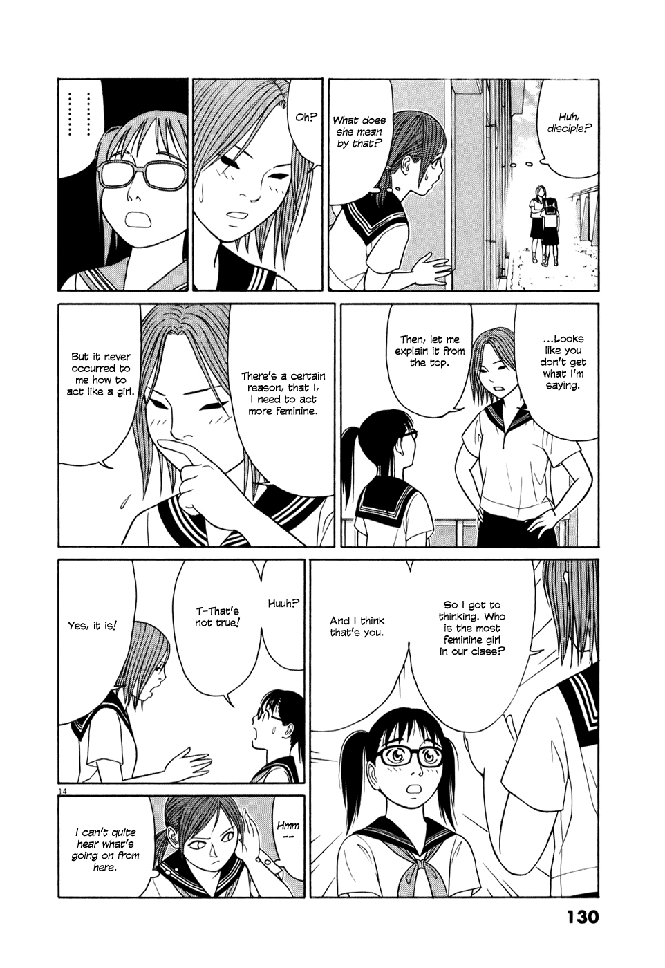 Tomehane! Chapter 58 page 14 - Chapter 58: The secret of the second year trio (part 1)