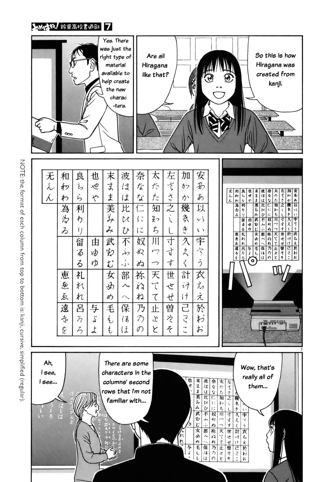 Tomehane! Chapter 78 page 7 - Chapter 78: Hentaigana