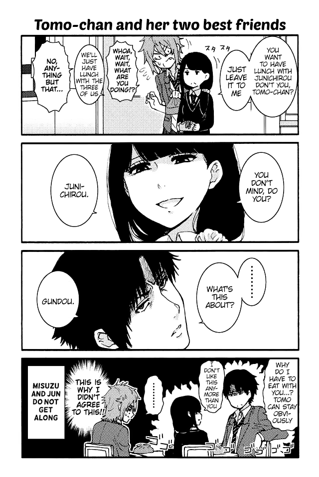 Tomo-chan wa Onnanoko! Chapter 15 page 1 - Chapter 15: Tomo-chan And Her Two Best Friends