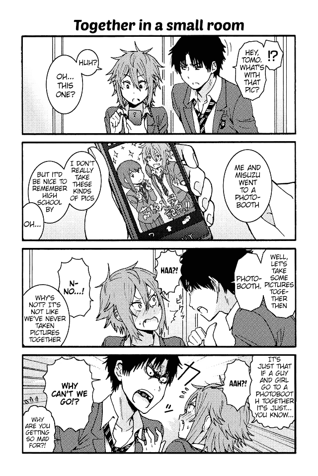 Tomo-chan wa Onnanoko! Chapter 22 page 1 - Chapter 22: Together In A Small Room