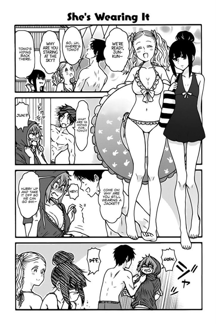 Tomo-chan wa Onnanoko! Chapter 455 page 1 - Chapter 455 : She's wearing it