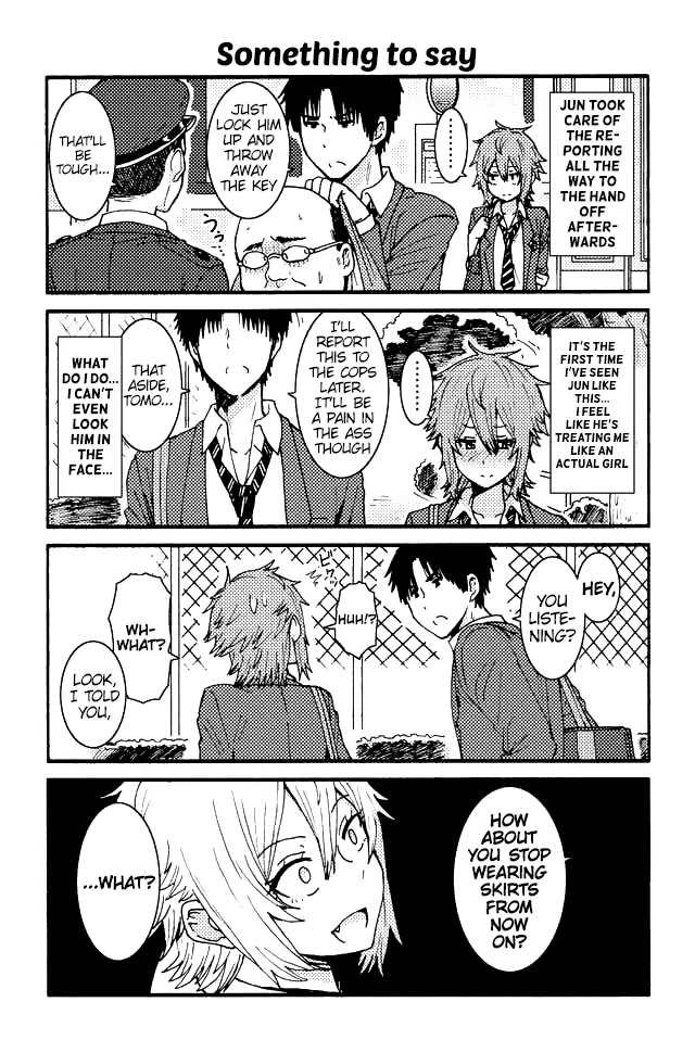 Tomo-chan wa Onnanoko! Chapter 67 page 1 - Chapter 67: Something To Say