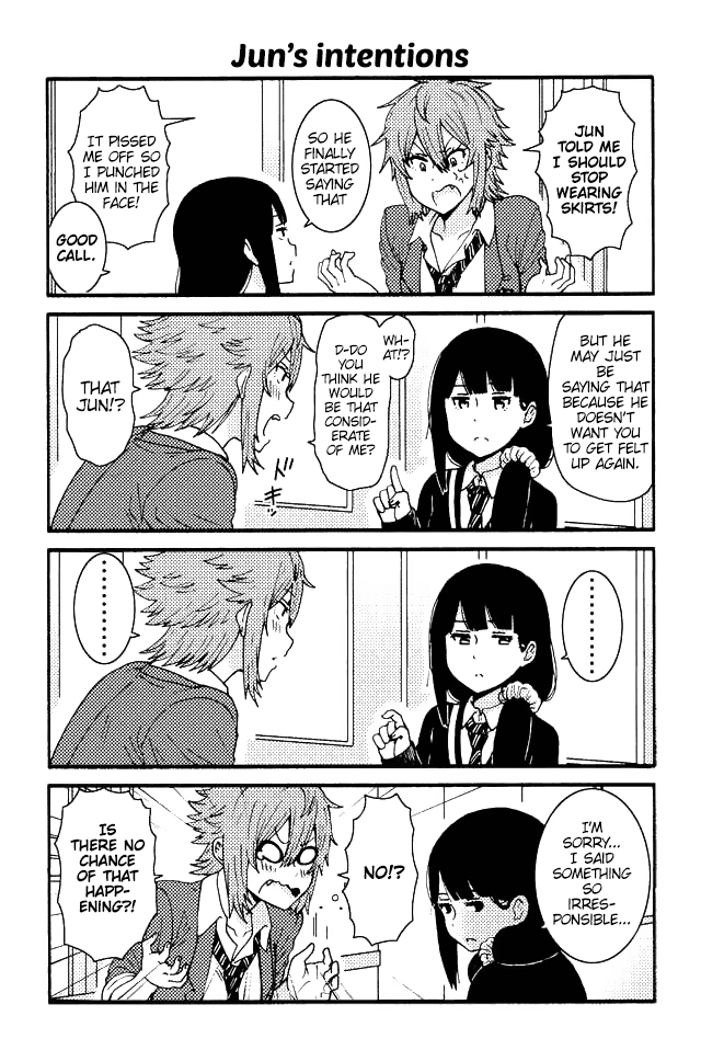Tomo-chan wa Onnanoko! Chapter 70 page 1 - Chapter 70: Jun's Intentions