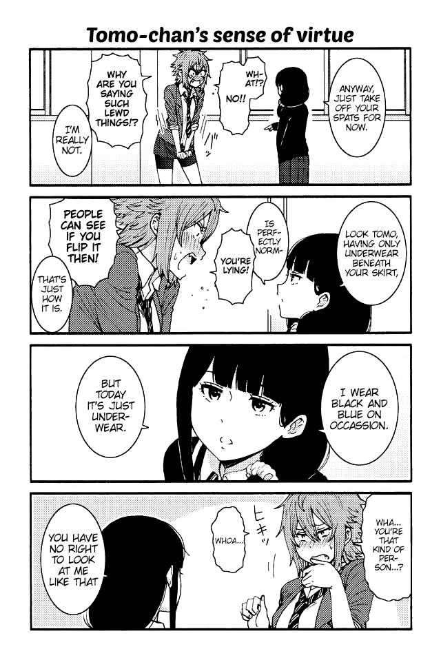 Tomo-chan wa Onnanoko! Chapter 72 page 1 - Chapter 72: Tomo-chan's Sense Of Virtue