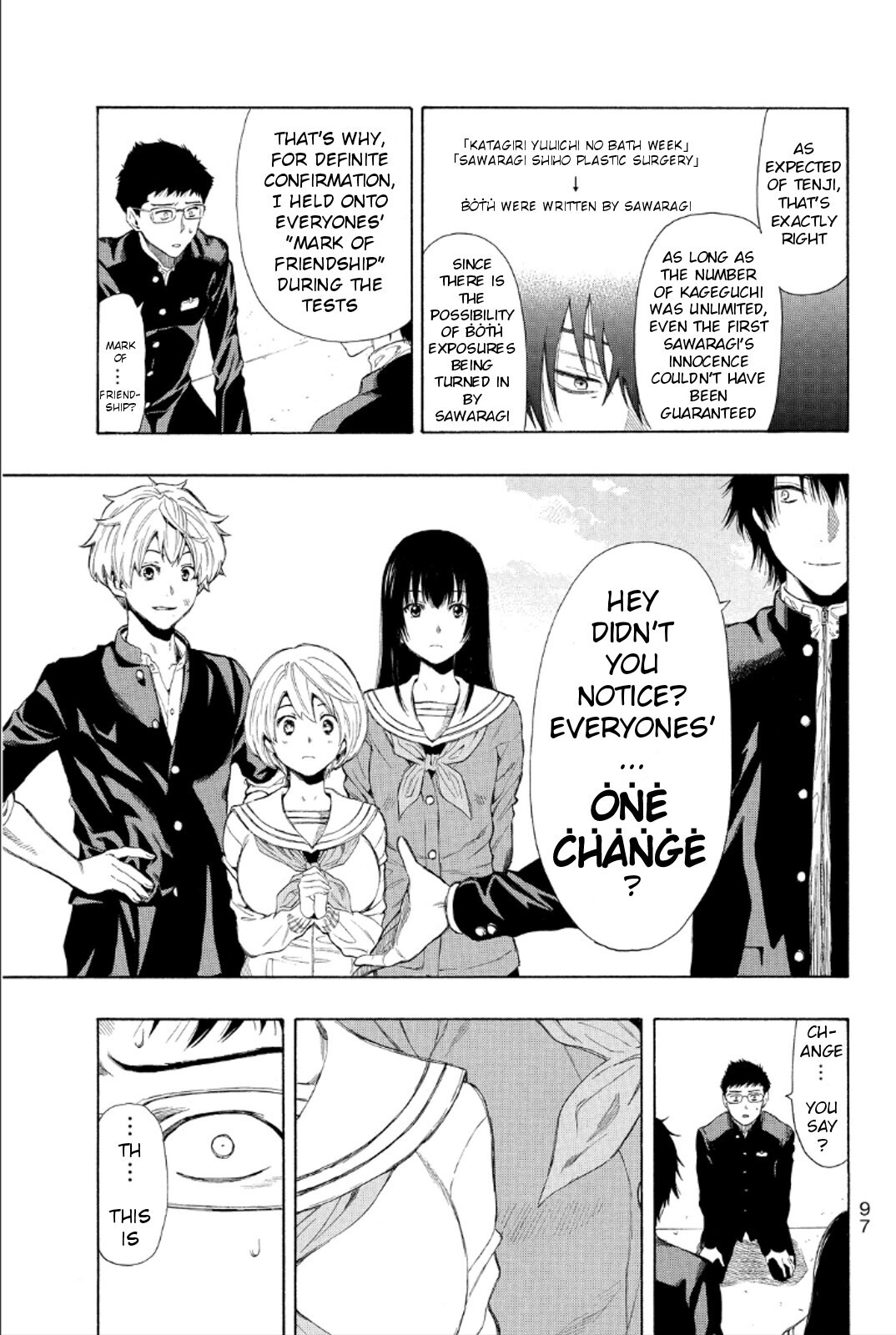Tomodachi Game Chapter 10 page 17 - Chapter 10: I... It's Sudden but the Game Ends Here~