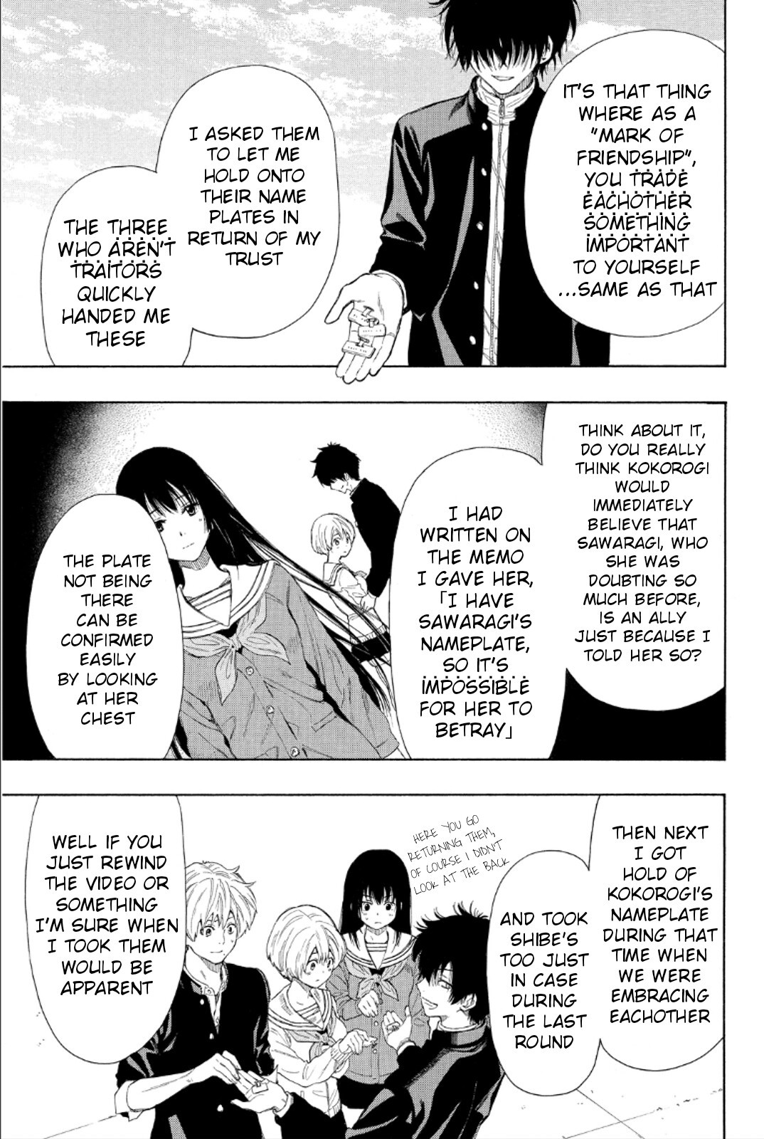 Tomodachi Game Chapter 10 page 19 - Chapter 10: I... It's Sudden but the Game Ends Here~