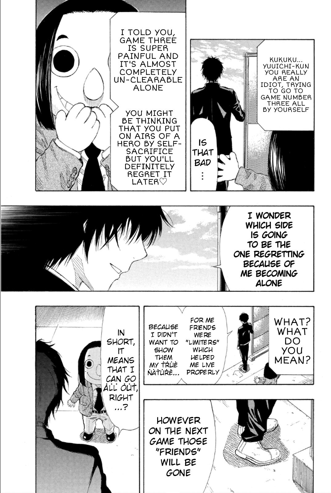 Tomodachi Game Chapter 10 page 37 - Chapter 10: I... It's Sudden but the Game Ends Here~