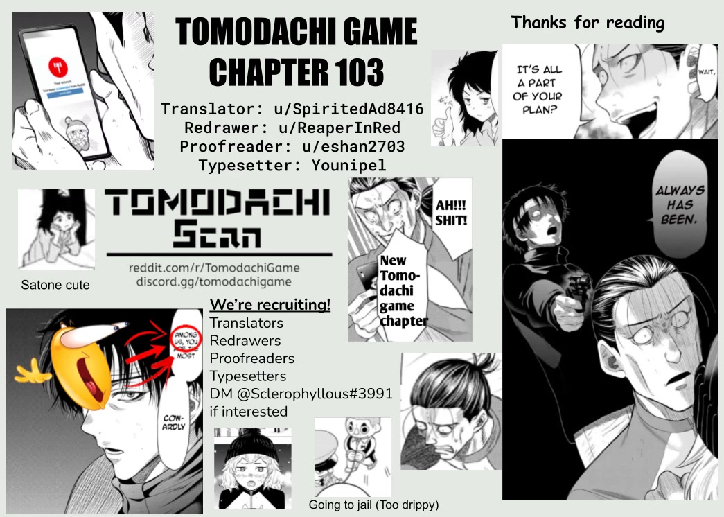 Tomodachi Game Chapter 103 page 40 - Chapter 103