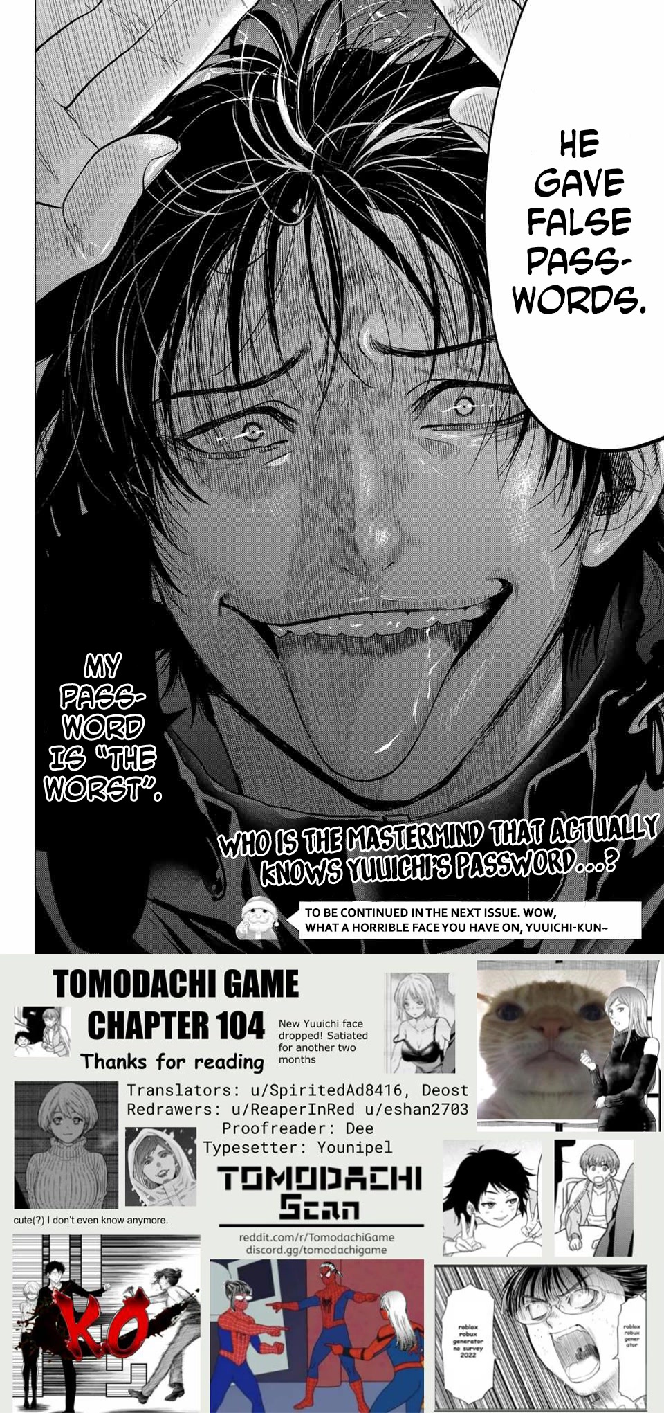 Tomodachi Game Chapter 104 page 36 - Chapter 104
